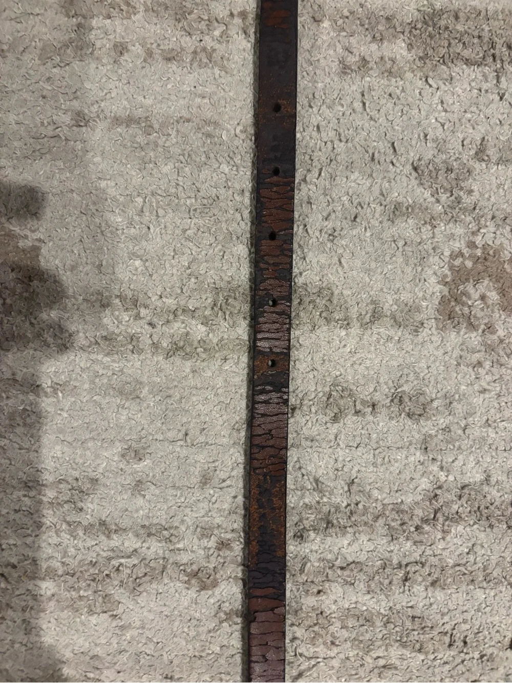 Brooks Brothers Brown Leather Skinny Belt